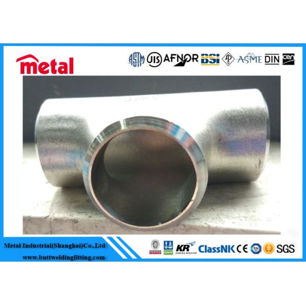 Quality Petroleum Industry Alloy C276 Equal Tee Seamless Butt weld ASME B 16.9 wholesale