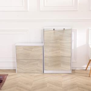 MDF KD Mirror Shoe Rack Bracket ABS Living Room Shoe Rack Width 20cm