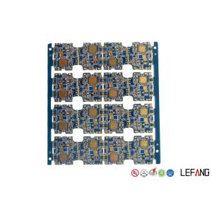 2 Layers Industrial PCB Blue Solder Mask LF-HASL Finish One Stop Service