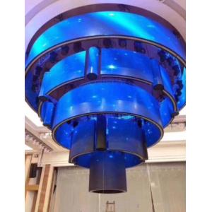 P4mm Programmable Flexible Led Display Soft Meanwell For Exhibition Hall