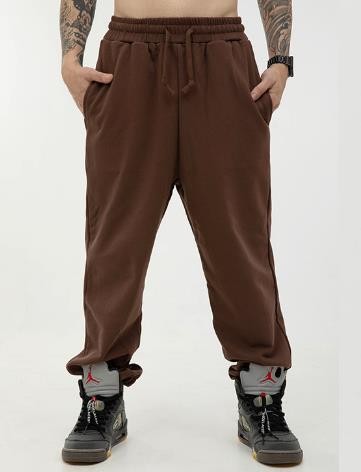 Quality Custom Clothing Factory China 350GSM French Terry Men'S Sweatpants With Elasticband 100% Cotton For Winter wholesale