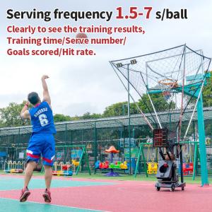 SS-K2100A Intelligent Basketball Training Facilities Shooting Passing Machine