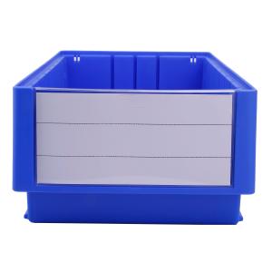 Solid Box Style Plastic Shelf Bin Perfect for Workbenches and Stacking Boxes
