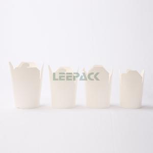 customized 8oz 16oz 26oz 32oz disposable pasta box PE coated taka away paper