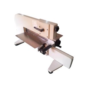 Cheap Easy To Operate PCB Separator Machine Moterized Cutting FR4 Hand Push 330mm for sale