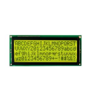 20×4 Character Dot Matrix LCM 146.0x55.0x13.5 Outline With Yellow Green LED Back