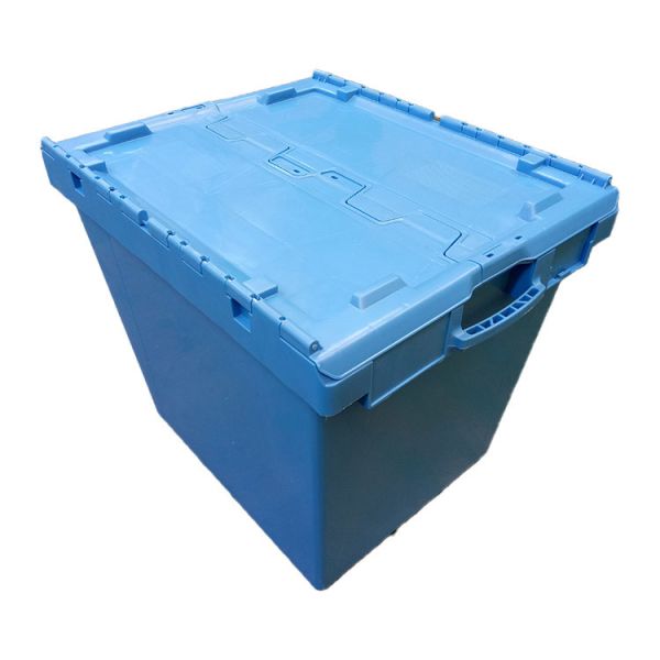 Quality Eco Friendly 570 X 720 Plastic Moving Boxes With Lids 35kg Loading Capacity wholesale