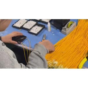 1x16 PLC splitter FTTX with ABS plastic box type and SC LC FC ST APC UPC PC