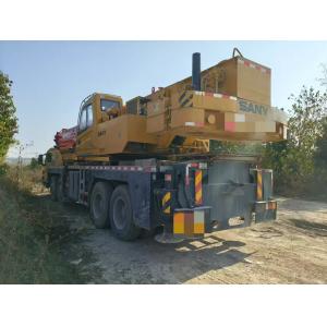 2018 Used SANY Mobile Truck Crane 55 Tons With YUCHAI Engine And 5 Crane Jib