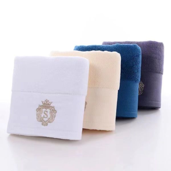 Hotel Advertising Logo Customized Pure Cotton Absorbent Face Towel for Home and Spa