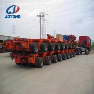 China Over Length Transportation Customized Size Goldhofer Type Hydraulic Modular Trailers on sale