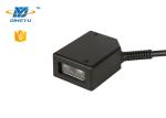 Custom CCD Fixed Mount Barcode Scanner , 32 Bit Mini Fixed Barcode Reader Rs232