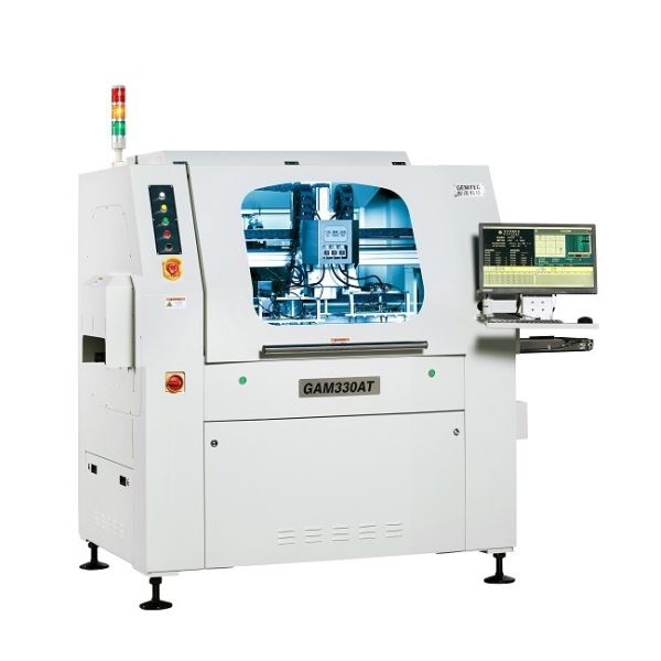 Genitec Vertical Shape Automation PCB Cutting Machine 0.6MPa Manual PCB Cutter