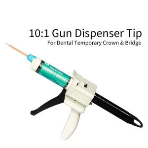 Dental Disposable Intral Oral Tip Dentist Tool Yellow Color Impression Mixing