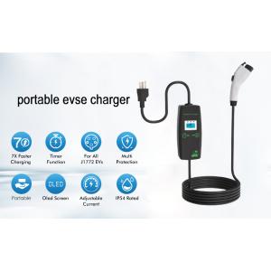 J1772 Level 1 Level 2 Smart Dc AC EV Charger Electronics Car Charger With Plug