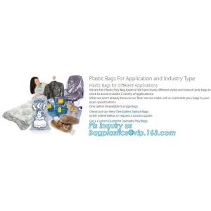 nylon Drawstring closure Plastic Ice Bags, biodegradable ice cube plastic bag,