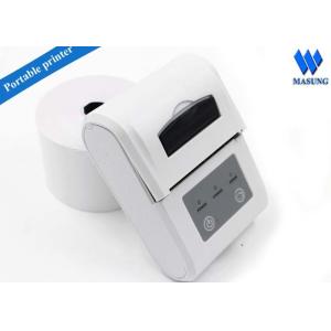 Orange USB Portable Thermal Windows Tablet Printer Easy Paper Loading