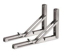 Plating Blanking 2mm Folding Shelf Steel Frame Brackets