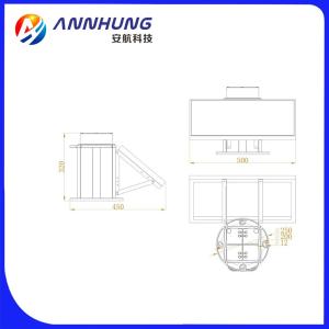 40FPM 20FPM Solar Aviation Obstruction Light 35W Medium Intensity 20000cd