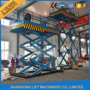China 5 T Stationary Hydraulic Heavy Duty Scissor Lift , Hydraulic Work Platform Lift on sale