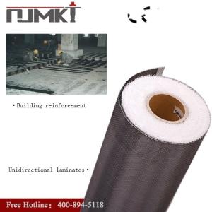 Abrasion Resistant Carbon Fiber Wrap Fabric 200 Gsm 3400GPA Unidirectional