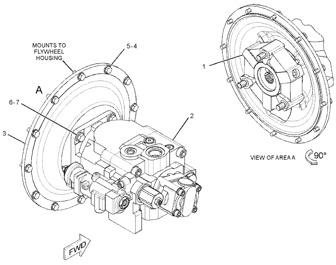AP2D36 308BSR PVC80RC14 296-3867 Excavator Hydraulic Main Pump for CAT 306 307 308 308BSR 307D 308D Piston Pump Aftermarket Original