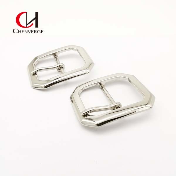 Square Silver Center Bar Belt Buckles Length 7cm Erosion Resistant 49.6g