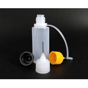 Elegant Screw Cap Plastic Liquid Dropper Bottles With Smooth Surface
