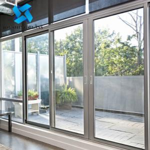 Cheap Customized 4mm+0.76PVB+4mm Laminated Glass Sliding Doors for sale