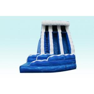 Giant 18FT Ocean Wave Slide , PVC Material Inflatable Outdoor Water Slides