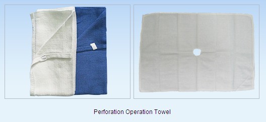 Quality Perforation Operation Towel 49x45x33 Cloth Specifications White Color wholesale