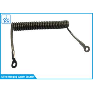 Prevent Loss Extension Spring Safety Cable Plastic Coated Stainless Steel Wire Rope