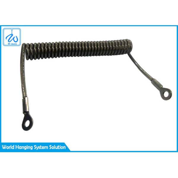Quality Prevent Loss Extension Spring Safety Cable Plastic Coated Stainless Steel Wire Rope wholesale