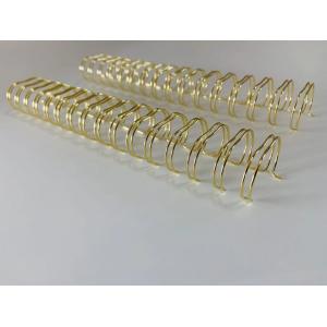 Steel Electroplated 6.4mm Wire Spiral Binding Coils Double O Line Binding