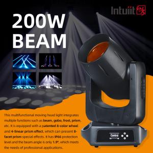 2025 New 200W Beam Moving Head LED Eight-color wheel Effect for Stage Lighting