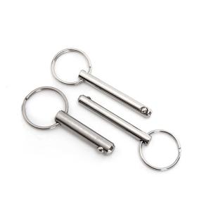 Cheap Custom Silver Stainless Steel Spring Loaded Ball Lock Pin for Air Shipping and Professional Customization Solutions for sale