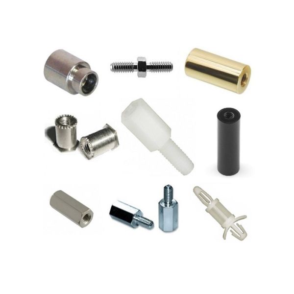 Quality Round / Hex 3/8" Carbon Steel Swage Standoff Spacer Mounting Electronic Circuit Boards wholesale