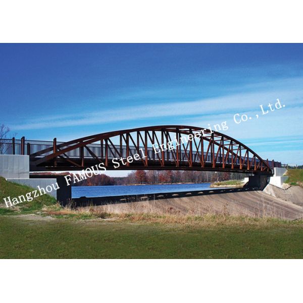 Truss Structural Steel Bridge Fabrication AASHTO ASTM AISI AWS D1.5 Certified