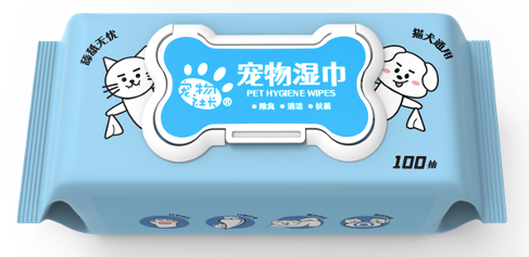 China Odm Pet Friendly Puppy Dog Wet Tissue Wipes Outdoor For Interdigital Dermatitis on sale