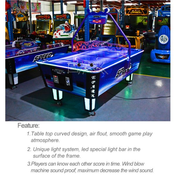 2 Players Air Hockey Table Commercial Coin Game Machine