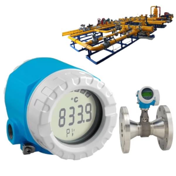 Quality Pressure/flow control device with Endress+Hauser Proline Prowirl D 200 vortex flowmeter and ITEMP TMT188 temperature transmitter wholesale