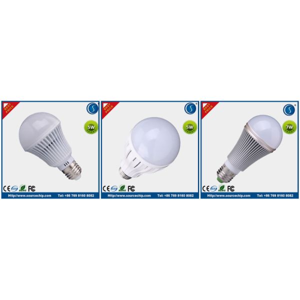 high quality high power 120v 7w led bulb light
