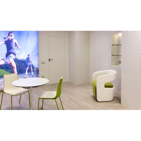 Fireproof Foam Diffuser Wooden Sound Absorption Wall Panel For Cafeterias Decoration