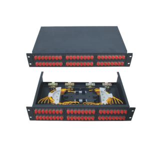 12 port SC Fiber Optic Terminal Box with 2U Rack Mounted Structure