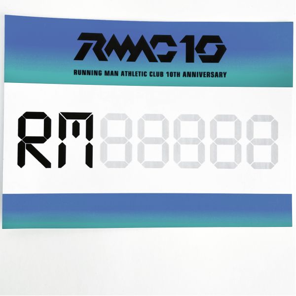 Quality White Red Blue Customized Colors Competition Identification Numbers in Rectangular Shape wholesale