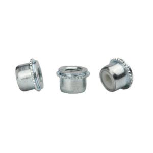 Higher Head Self Clinching M8 Nyloc Nut ZINC PLATED