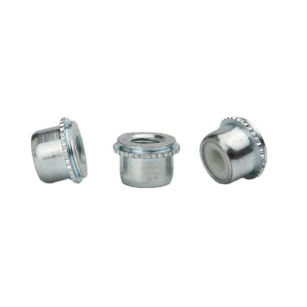 Quality Higher Head Self Clinching M8 Nyloc Nut ZINC PLATED wholesale