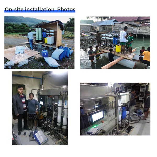 Portable small sea water seawater desalination machine for boat home