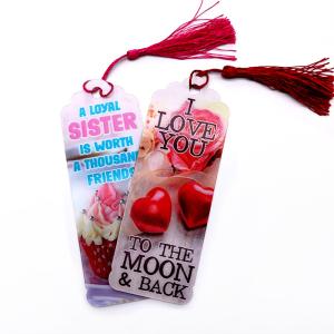 Three-Dimensional Lenticular Bookmark Advanced 3D Hologram Marker