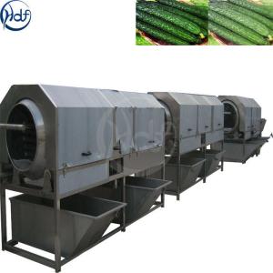 Multifunctional Drum Type Vegetable Washing Machine 300 - 2000 Kg / H Capacity